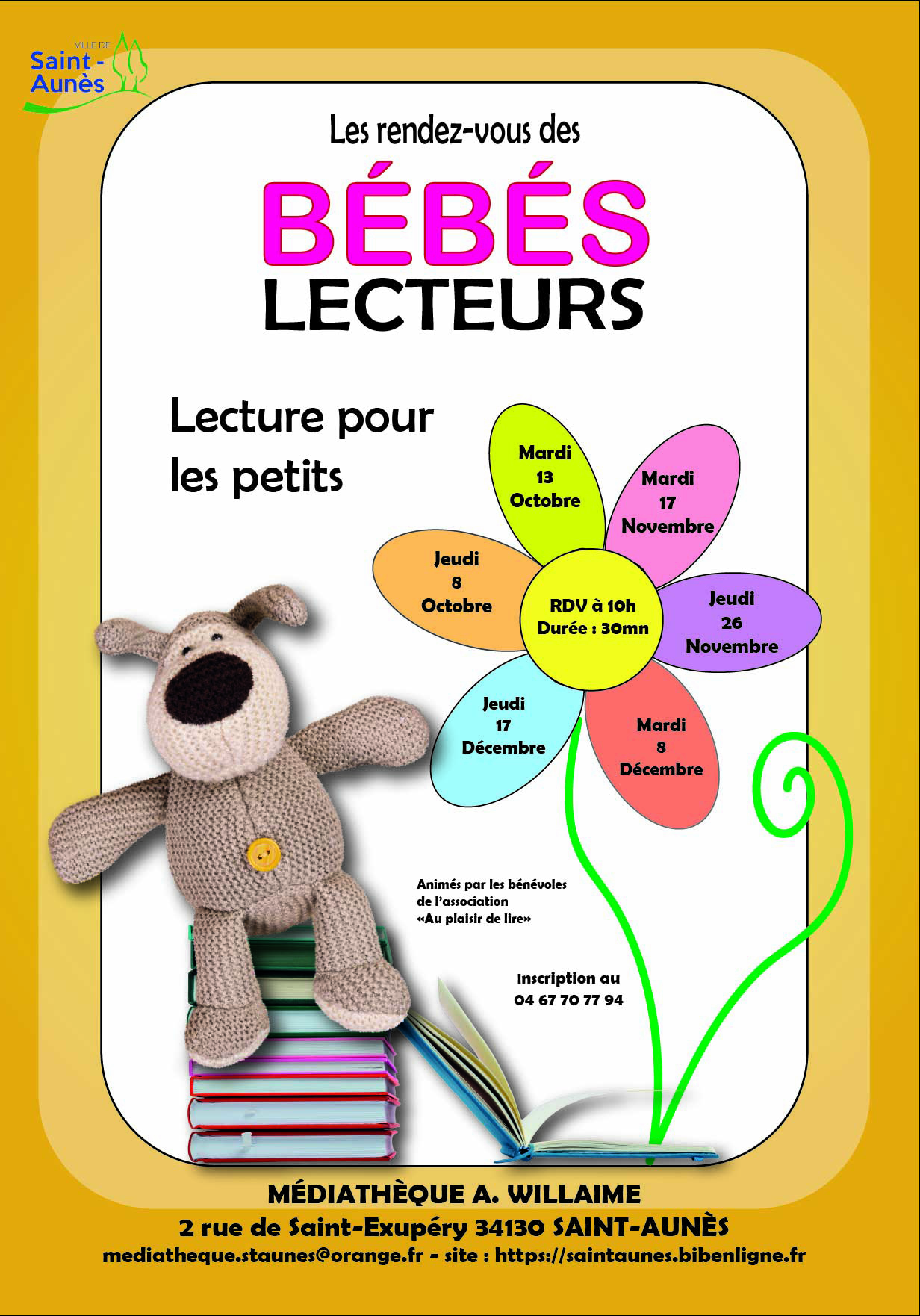 Affiche Bébés lecteurs