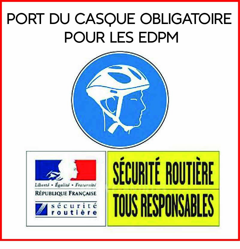 Port du casque obligatoire
